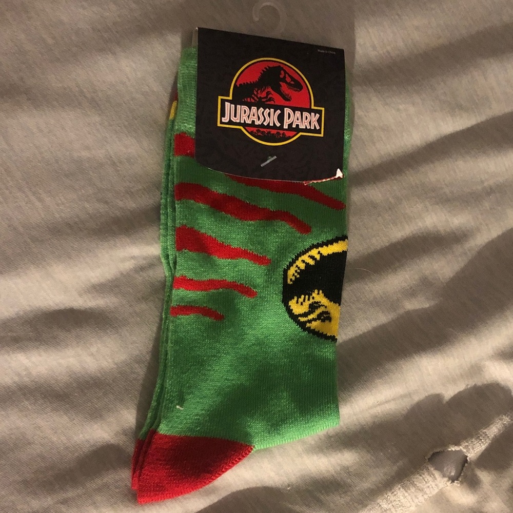 Jurassic Park socks size 8-12